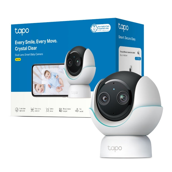 Tapo C840 - 雙鏡頭400萬像素旋轉式AI智能嬰兒攝影機 Pan/Tilt baby care Wi-Fi Monitoring Camera  (嬰兒監視 Baby Cam)