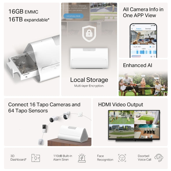 Tapo H500 - Smart HomeBase (智能設備中心盒子)