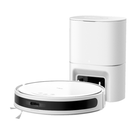 Tapo RV20 Max Plus White - 5300Pa 超強吸力掃拖機器人 + 智能集塵箱底座   (MagSlim™ LiDAR 導航) (Tapo IQ+ 智慧清潔™)