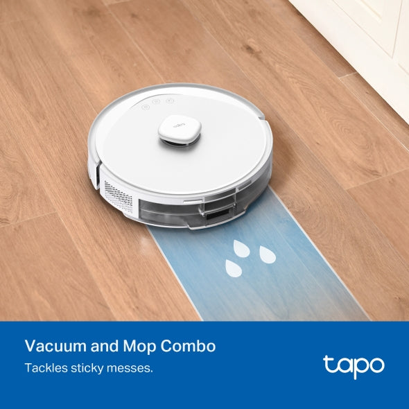 Tapo RV30 Max White - 5300Pa 超強吸力掃拖機器人 (LiDAR+IMU雙導航系統) (Tapo IQ+ 智慧清潔™)
