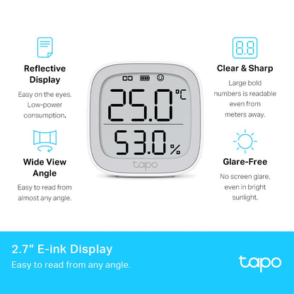 Tapo T315 - 智能溫度/濕度感應器 Smart Temperature and Humidity Monitor (有屏幕顯示)