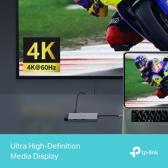 UH6120C - USB Type-C 6 in 1 集線器 High Speed 6 in 1 Hubs / Adapter (100W快速充電埠)