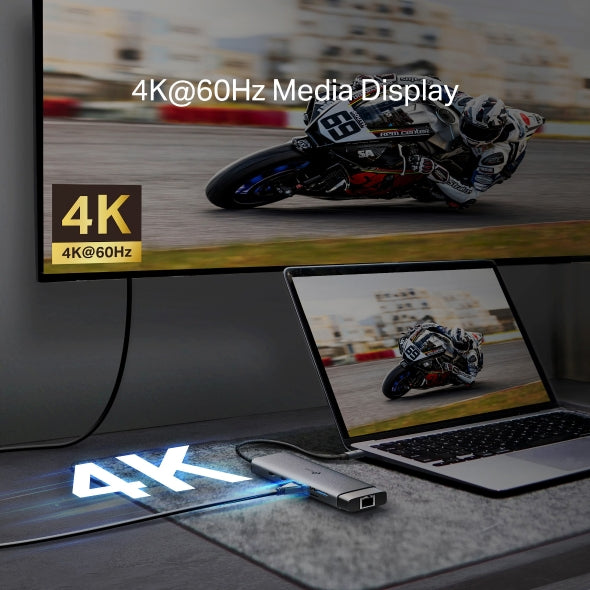 UH9120C - USB Type-C 9 in 1 集線器 High Speed 9 in 1 Hubs / Adapter (100W快速充電埠)