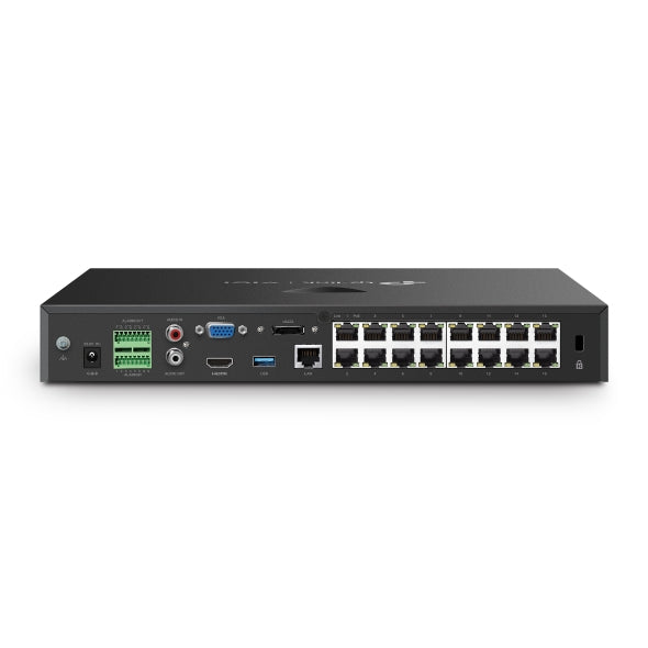VIGI NVR2016H-16MP - VIGI 16 路 PoE+ 網路監控主機/監視器主機(NVR)