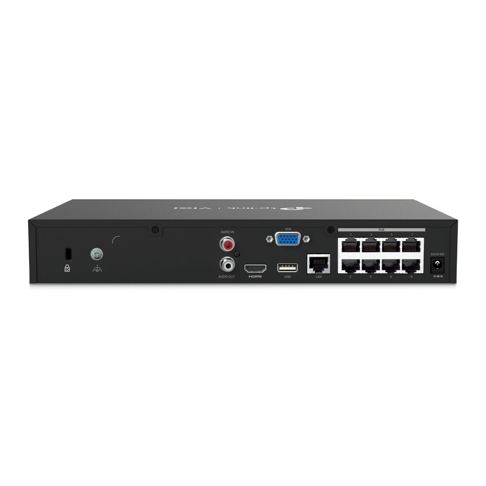 VIGI NVR1008H-8P - VIGI 8 路 PoE+ 網路監控主機
