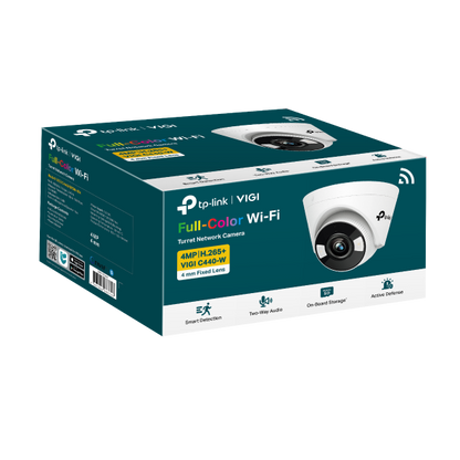VIGI C440-W - VIGI 4MP 全彩 Wi-Fi 半球型網路攝影機