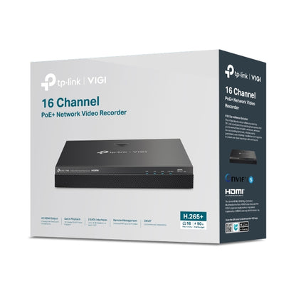 VIGI NVR2016H-16P - VIGI 16 路 PoE+ 網路監控主機/監視器主機(NVR)