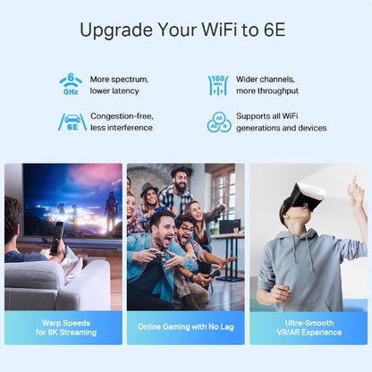 Deco XE75 Pro - AXE5400 三頻 Mesh 路由器 Wifi 6E Mesh Router (支援2.5G光纖寬頻) [工廠翻修產品][Remanufactured Products]