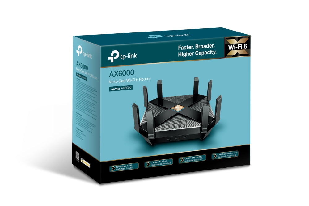 Archer AX6000 2.5G WAN WiFi6 Dual-Band Wireless Router