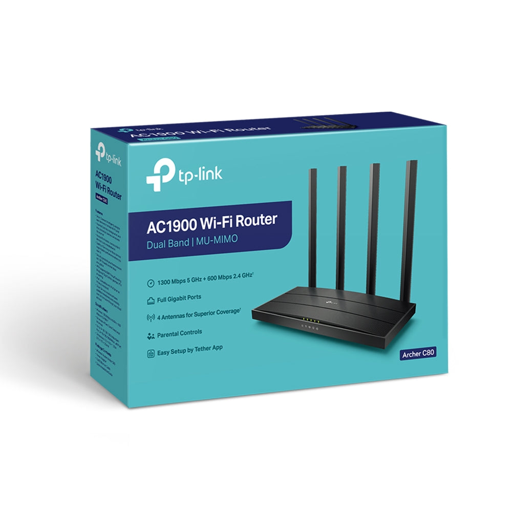 Archer C80 AC1900 Dual-Band WiFi Router