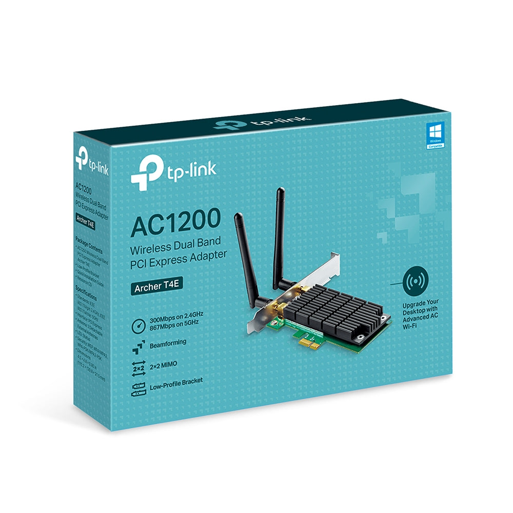 Archer T4E AC1200雙頻WiFi接收器-PCIe網卡