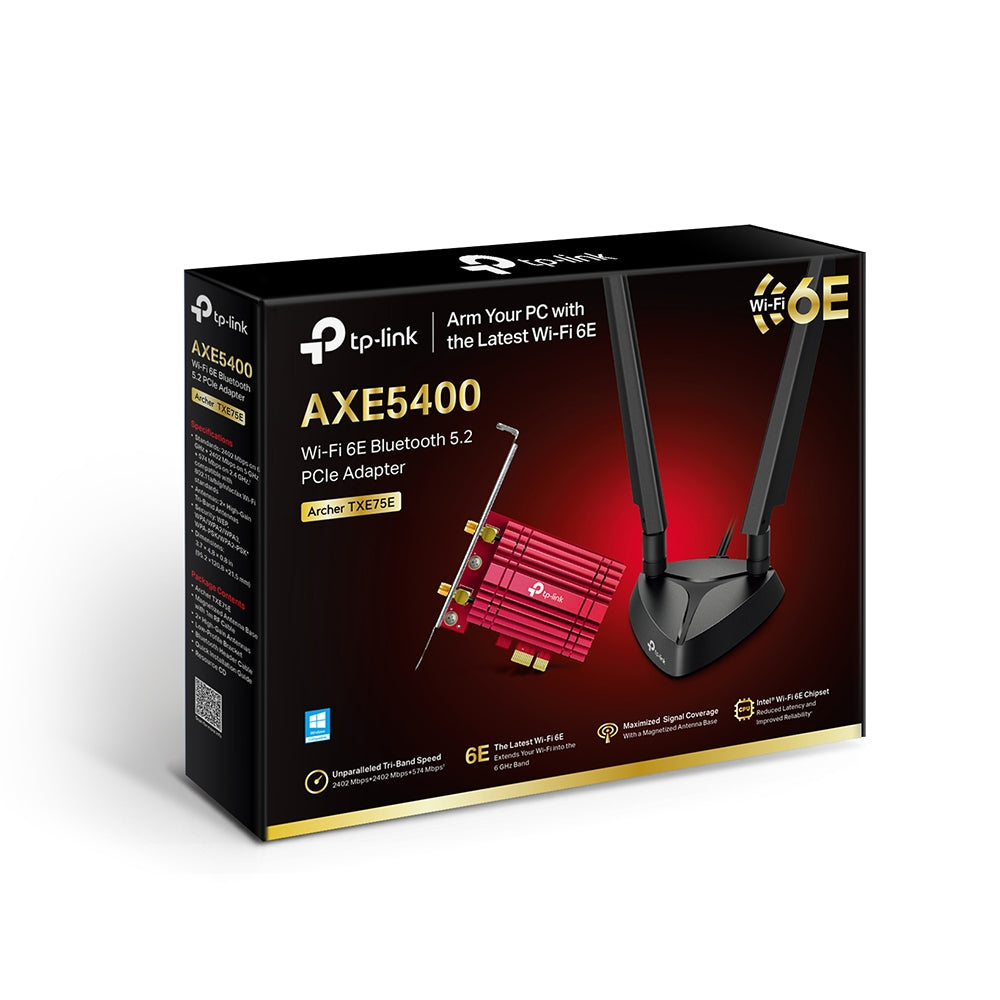 Archer TXE75E WiFi6E AXE5400三頻PCIe網絡卡