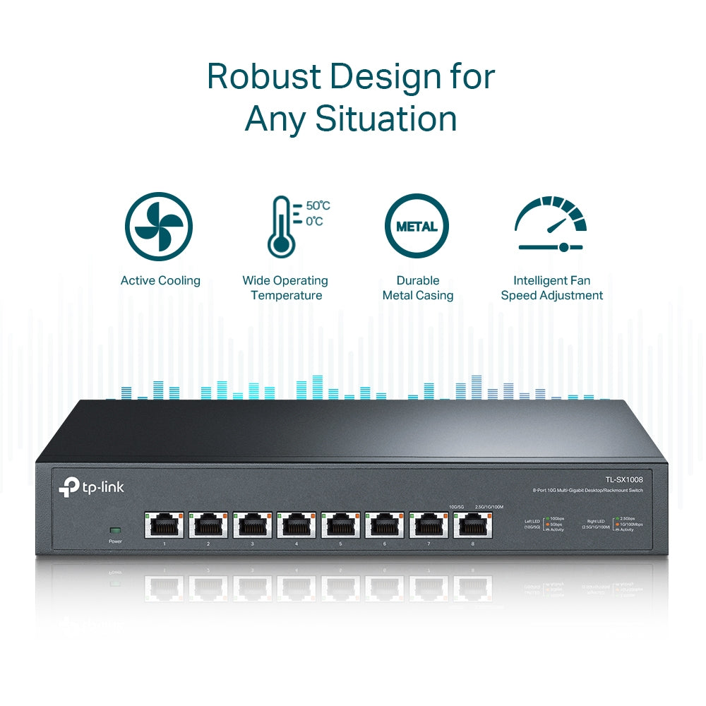 TL-SX1008 8-Port 10G Desktop/Rackmount Switch