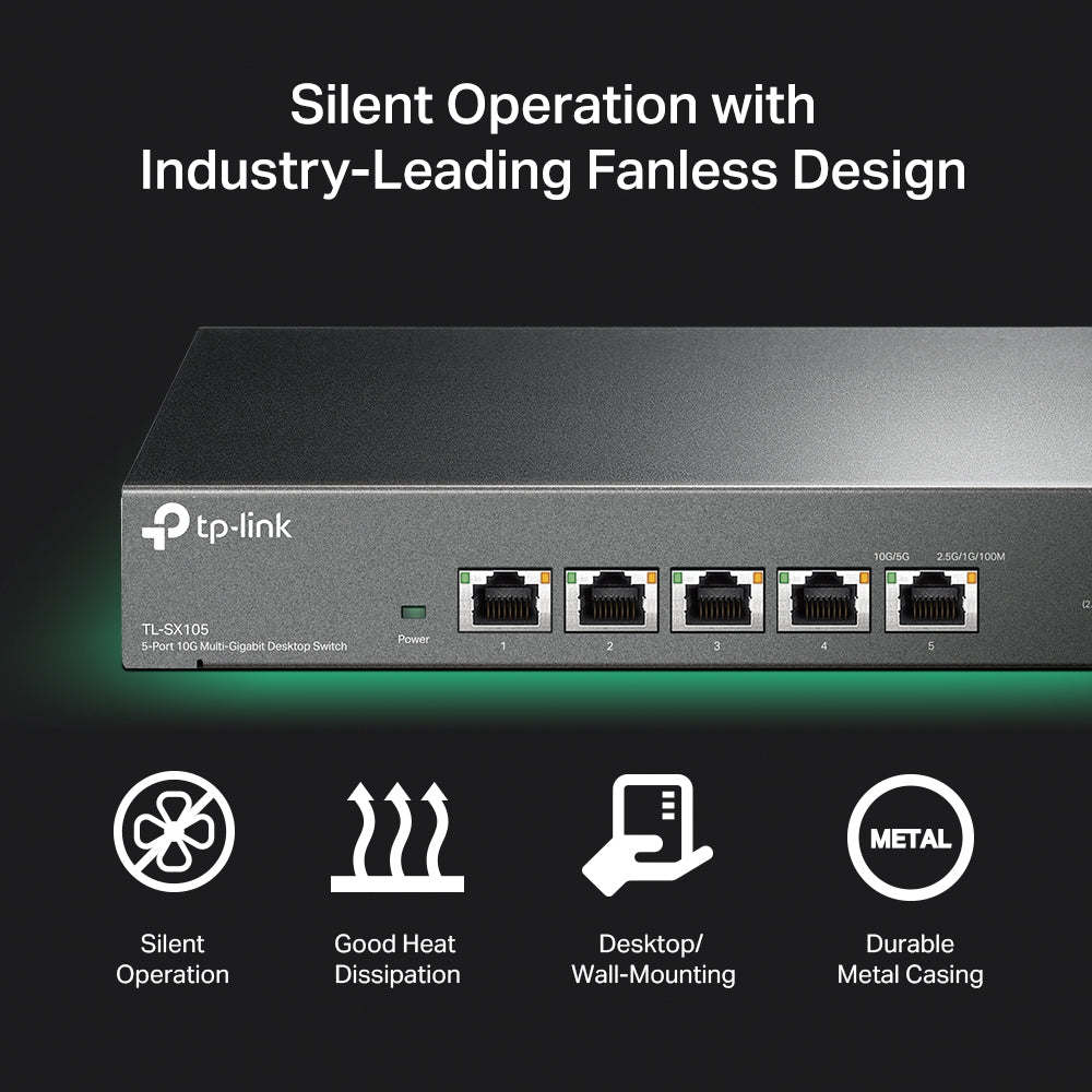 TL-SX105 5-Port 10G Desktop Switch