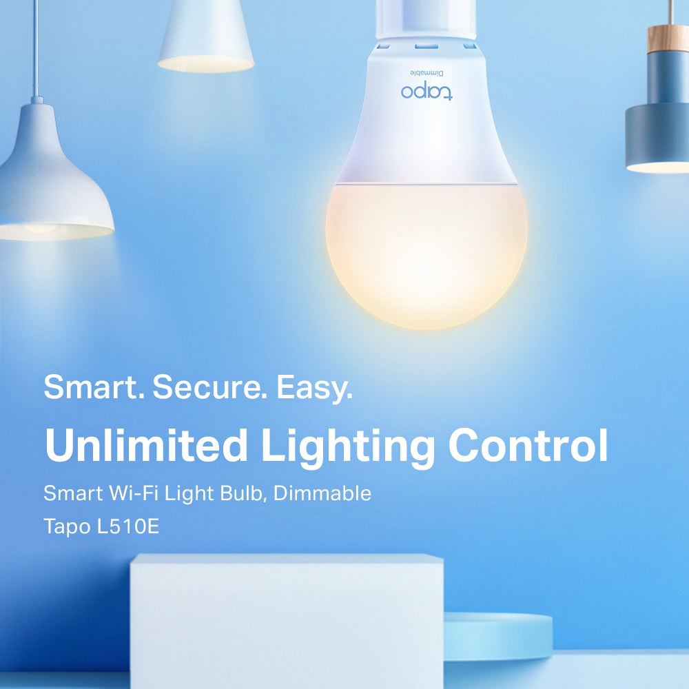 Tapo L510E E27亮度可調LED E27節能智慧燈泡